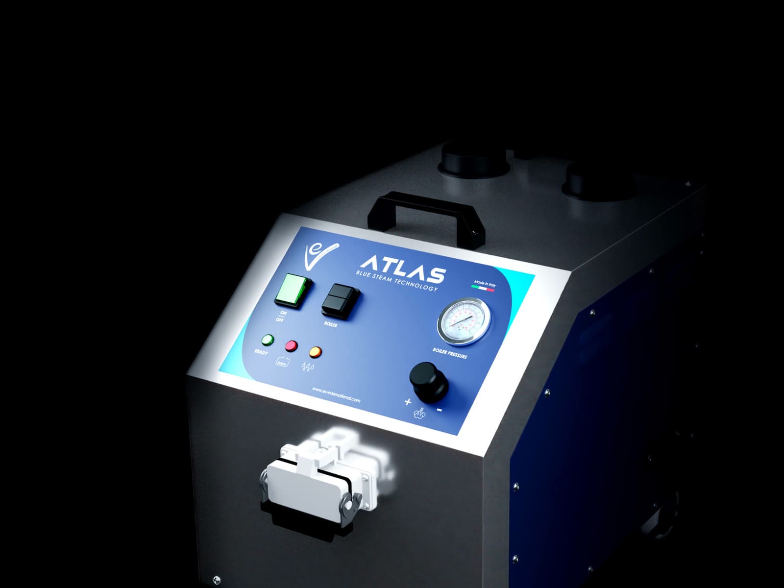 EV Atlas and its control panel